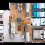 Apartamento com 2 dormitórios à venda, 47 m² por R$ 430.000,00 - Vila Nova Bonsucesso - Guarulhos/SP