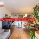 Apartamento 3 quartos, 82m², Rua Bárbara Heliodora, 321 - Vila Romana, Ed. Heliodora