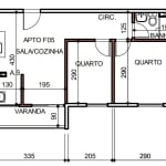 APARTAMENTO REPASSE COM VARANDA