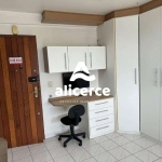 Apartamento 01 dormitório, 100m da beira mar continental em excelente localização