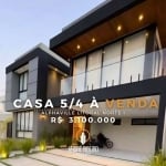 Casa em Condomínio para Venda em Camaçari, Alphaville (Abrantes), 5 dormitórios, 4 suítes, 6 banheiros, 4 vagas