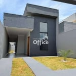 Casa com 3 quartos, jardim e pé direito duplo  à venda, lote 189 m² por R$ 375.000 - Residencial Cerejeiras - Anápolis/GO