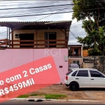 Excelente terreno 10x 30 com 2 sobrados individual. 5 vagas na garagem.  Localizada no bairro Rubem Berta, com 675m². Imóvel com 2 salas, 2 banheiros e pisos em cerâmica, Imóvel com posição solar priv