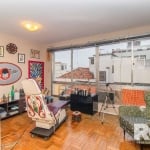 Apartamento c/ 3 dorm., c/ 106,85m² de área privativa, último andar, ensolarado, 1 suíte, banheiro social e w.c. auxiliar, dep. de empregada, área de serviço, 1 vaga de estacionamento. &lt;BR&gt;&lt;B