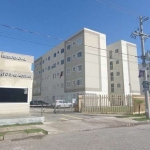 Apartamento térreo Garden no Condomínio Porto das Águias, Bairro Restinga. Com dois dormitórios, living para 2 ambientes, cozinha e banheiro social. Pátio privativo. Condomínio com portaria, quiosque 