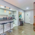 Apartamento de 3 dormitórios no bairro Teresópolis (Porto Alegre). Apartamento  duplex com 126 M² privativos. No andar de baixo: living estendido com dois ambientes, excelente para receber amigos, Coz