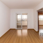 Apartamento localizado no bairro Passo D'Areia, com 67 m² no 7º andar. Imóvel com 2 dormitórios, Living com sacada, cozinha com armários, banheiro social, área de serviço e pisos em cerâmica e laminad