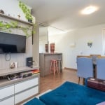 Excelente apartamento com living para 02 ambientes, área de serviço, 02 dormitórios, banheiro, cozinha e 01 vaga de garagem. O empreendimento conta com áreas de lazer, como portaria 24hs, salão de fes