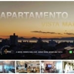 Apartamento com terraço vista mar, Jardim Cidade de Florianópolis SC