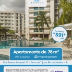 LINDO APARTAMENTO NA BARRA DA TIJUCA 2 QUARTOS E VAGA CONDOMINIO ESSENCE K