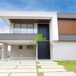 Casa a Venda Alphaville Litoral Norte 1 | 338,23m² | 5 suítes | Pé direito duplo | Piscina | Espaço Gourmet | 4 vagas | Camaçari