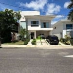 Excelente Casa à Venda em Alphaville I, Residencial Itapuã, Salvador, 450m², 4 Suítes, Piscina, Área Gourmet, Nascente Total, Vista para preservação