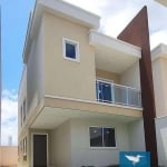 Casa Duplex / Sobrado Nova em Rua Sem Saída no Centro do Eusébio, 04 Suítes, 127m2, Lote 7m x 22m, 02 Vagas