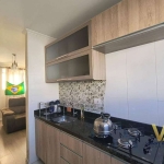 APARTAMENTO SEMI-MOBILIADO com 2 dormitórios, vaga exclusiva À VENDA por R$185.000,00!!