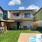 Alugo Temporada Casa Dúplex Cond. Arembepe Aquaville 4/4 -3 Suítes, Piscina Garagem, Varanda