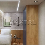 Apartamento em construção com 55m². Com 2 quartos, 1 banheiro, 1 sacadas a 2 minutos do metrô.