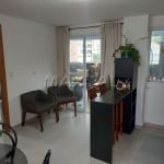 Apartamento com varanda, 46m², 1 dormitório, sala, cozinha, banheiro, em Santana. Mobiliado.