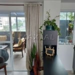 Apartamento com varanda, 46m², 1 dormitório, sala, cozinha, banheiro, em Santana. Mobiliado.