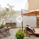 Garden charmoso com terraço amplo e ótima localização