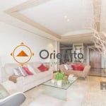 Imobiliária Orientta ALUGA semi-mobiliado com 3 quartos com armários, sendo 2 suítes, closet e ar-condicionado, 450m de área privativa, living com lareira, sacada com churrasqueira, 1 banheiro social 