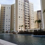 Apartamento semi mobiliado em Canoas no Life Park Club, 3 dormitórios, 1 suite com closet, banheiro social com box e balcão pia ,  cozinha com churrasqueira e móveis fixos e área de serviço, ar split,