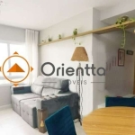 Imobiliária Orientta ALUGA lindo apartamento MOBILIADO com 2 dormitórios, 1 sendo suíte, com 2 bannheiros e 1 vaga de garagem. Seram retirados  apenas os televisores e a máquina de lavar. O condomínio