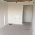 Conjunto comercial novo, frente, com possibilidade de unir 2 salas, com 24,00m², lavabo, garagem rotativa, elevador, auditório, sala de reuniões, infraestrutura completa e 23 lojas no térreo.