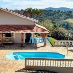 CHACARÁ COM 447m².  À VENDA POR R$ 1.200.000,00 NO VALE DO RIO CACHOEIRA - PIRACAIA/SP.