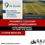 Terreno para venda em Antônio Zanaga de 750.00m²