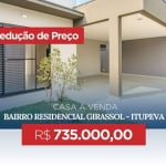 Casa para venda em Itupeva de 128.00m² com 3 Quartos, 1 Suite e 2 Garagens