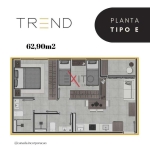 Apartamento para venda em Centro de 26.00m² com 1 Quarto