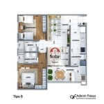 Apartamento para venda em Jardim Das Nações de 76.00m² com 2 Quartos, 1 Suite e 1 Garagem