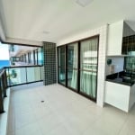 Apartamento à Beira Mar de Guaxuma com 3 dormitórios sendo 1 suíte - 114m²