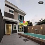 Casa linear alto padrão com 3 dormitórios à venda, 110 m² por R$ 694.300 - Jardim Mariléa - Rio das Ostras/RJ