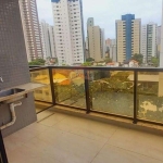 Excelente apartamento no bairro da Jaqueira, área nobre de Recife, com 4 quartos, 4 suítes, sendo 2 suítes normais e 2 canadenses, com 124 m2.