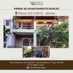 APARTAMENTO DUPLEX COM 2 SUITES  PRAIA DO FORTE