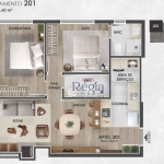 Apartamento com 2 dormitórios à venda, 60 m² por R$ 700.000,00 - Portico - Gramado/RS