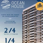 Apartamento Padrão 2/4 frente Mar, com suite, ao lado do Hiper Ideal, Novo