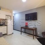 Apto na Vila Olímpia disponível para locação contendo 39m², 1 dormitório e 1 vaga de garagem.