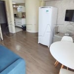 Flat no Ginza Plaza disponível para locação com 36m², 01 dormitório e 01 vaga de garagem.