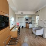 Apartamento mobiliado no Apart-Hotel The World, para investimento ou moradia na Vila Olímpia