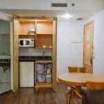 Flat mobiliado em Pinheiros 28m² 1 dormitório e 1 vaga  para locação.