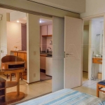 Flat QI 30m² 1 dorm 1 vaga em Moema para locação.
