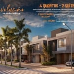 Casa no Sim, Duplex, 4 Quartos, 2 Suítes, Closet, para Venda, no Condomínio Reserva Evo, Lançamento, em Feira de Santana.