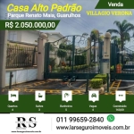 Casa Alto Padrão para Venda em Guarulhos, Parque Renato Maia, 4 dormitórios, 3 suítes, 5 banheiros, 4 vagas