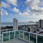 Cobertura na praia com 4 suítes e lazer em prédio novo com lazer e 3 vagas - Praia da Enseada, Guarujá.