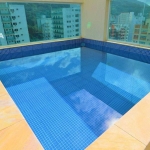 Perto da praia - Cobertura com 2 suítes - Piscina e churrasqueira - Condomínio com lazer - 2 vagas - Pitangueiras - Guarujá/SP.