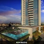 | Ed. Wave Lançamento | Apartamento à venda com 4 suítes e 4 vagas de garagem, Bela Suiça, Londrina