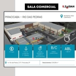 Sala para alugar, 56 m² por R$ 4.500,00/mês - Jardim Alvorada - Piracicaba/SP