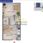 Apartamento com área privativa à venda, 1 quarto, Nova Suíssa - Belo Horizonte/MG